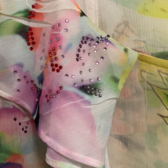 Ed Hardy Ruffled Blouse - Picture 7 of 13